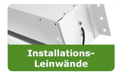 Installations Leinwände