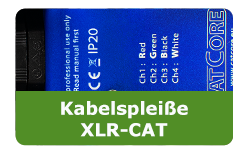 Kabelspleiße XLR / CAT