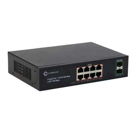 Cleerline SSF-2SFPx8RJ45POE-1G