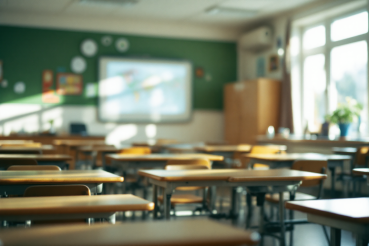 AV-System für Schule mit 20 Klassenräumen