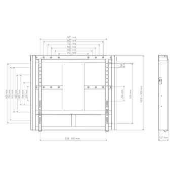 t&mMount Motor Wall HD-160