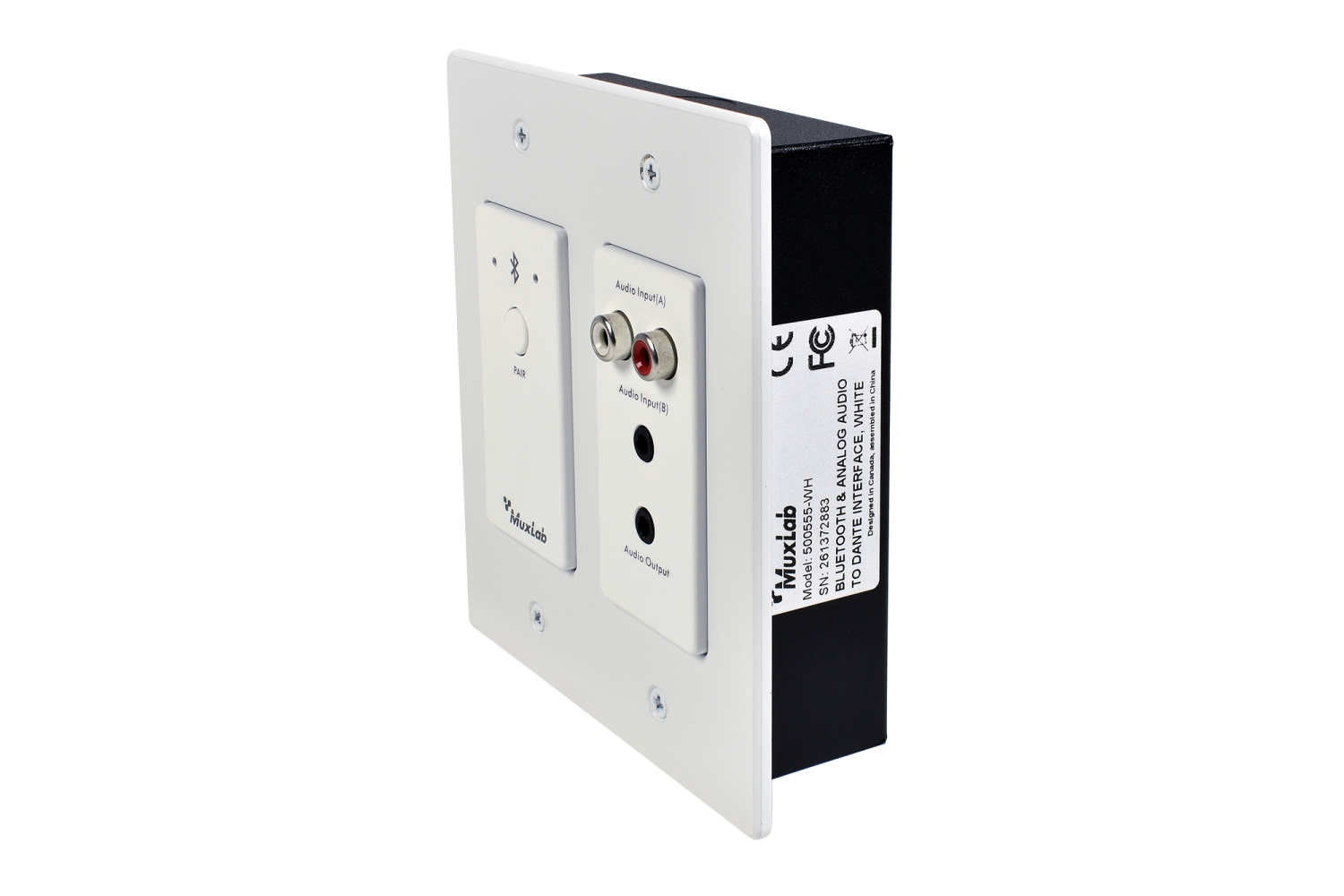 MuxLab BT-AA-D-wh (500555-WH)